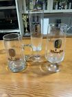 Lot of 3 Vintage Bitburger Pils Beer Glass from Europe Germany .2l