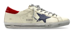 Golden Goose Men Superstar Sneakers White, Red, Black NIB EU 40 US 7 - Picture 1 of 7