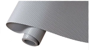 Lenzuolo Rivestimento Scaffale Cassetto - Tappetino Impermeabile in Rotolo Bulk - 45cm x 500cm, Grigio Scuro - Foto 1 di 2