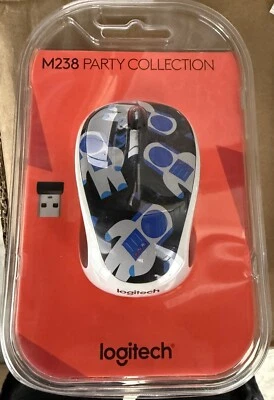 Logitech M238 910-004716 Spaceman Mouse - RARE - Brand New!! (never Sold In US) - Image 1 of 2