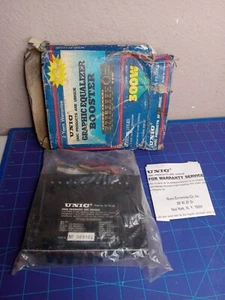 NOS Unic 300W Graphic Equalizer Booster RV-107 LED 7-Phase Fader (Could Be New) - Picture 1 of 15