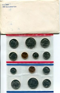 1981 (13 Coin P&D) United States Mint Uncirculated Set Original Packaging - Picture 1 of 1