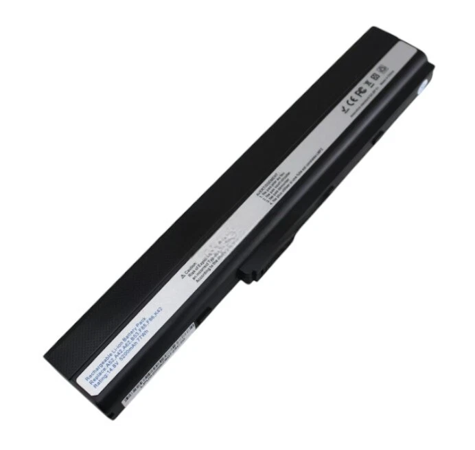 Batería de 8 celdas para Asus A42J K52 K52F K52J K52JB K52JC K52JE K52JK K52JR A32-K52 Foto 1 de 4