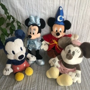 DISNEY Mickey Minnie Mouse pale colors & Fantasma Cinderella stuffed plush toys - Picture 1 of 16