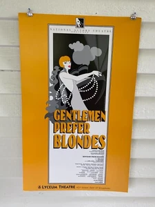 Gentlemen Prefer Blondes  Broadway Window Card Poster 14"x22" Lyceum - Picture 1 of 7