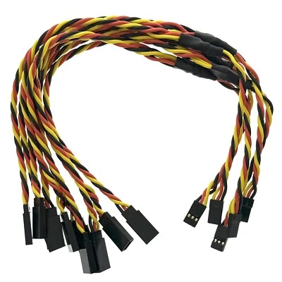 (5) JR/Hitec Y Servo Extension Leads / Splitters with 30CM Heavy Duty 20awg Wire - Image 1 of 4