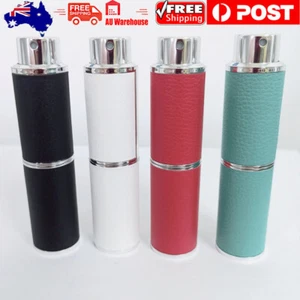 8ML Leather Perfume Atomizer Travel Refillable Pump Bottle Mini Scent Pump Spray - Picture 1 of 13