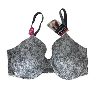BALI- WOMEN'S 34DD - WHITE & GRAY SMOOTHING & CONCEALING UNDERWIRE BRA - Picture 1 of 5