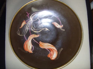 Fürstenberg Schale handgemalt mit Goldrand - Bild 1 von 3