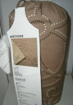 Colcha Ikea Queen King Beige Remolinos Acolchada para Cama Queen o King NUEVA Foto 1 de 4