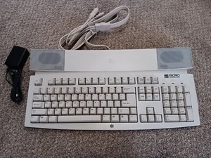 Vintage Micro Innovations PS/2 -DIN Multimedia Keyboard SK-5002W With AC Adapter - Picture 1 of 10