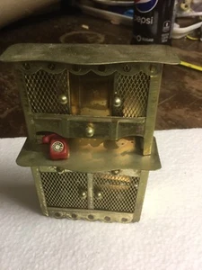 Dollhouse Miniature Brass Buffet - Picture 1 of 7