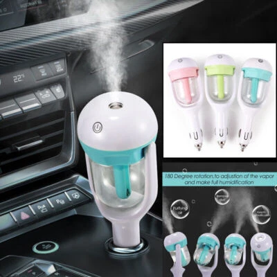 Car Aroma Diffuser Ultrasonic Air Humidifier Purifier Essential Oil Mist Mini - Image 1 of 4
