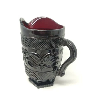  Ruby Red Water Pitcher 8" Vintage Cape Cod - Picture 1 of 6