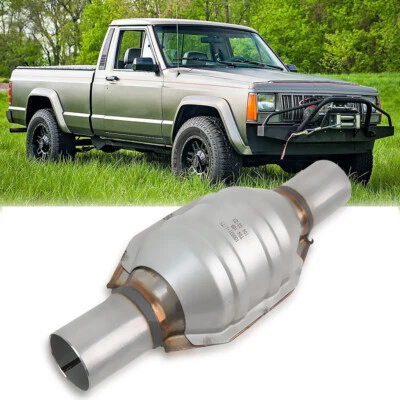 Convertidor catalítico de entrada/salida de 2" protector térmico EPA para Jeep Comanche 2,5 L 2,8 L Foto 1 de 4
