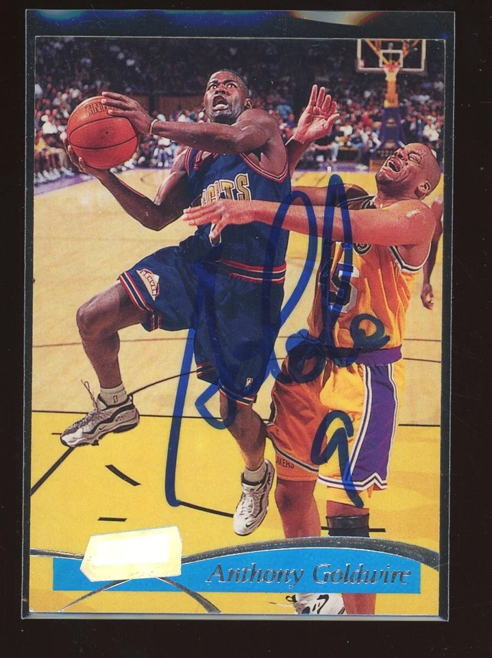 1997-98 Topps Stadium Club ANTHONY GOLDWIRE Signed Card autograph AUTO NUGGETS - Image 1 of 1