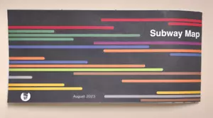 (100) New August 2023 New York City NYC MTA Transit Subway Map Lot - Picture 1 of 1