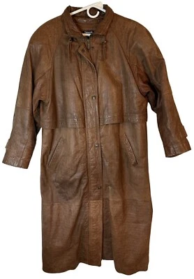 VTG Adventure Bound Wilsons Leather Jacket Med Thinsulate Safari Duster Full-Zip - Image 1 of 4