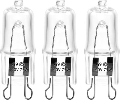 Deezio  G9 120V 75W 10 Pack Clear Bulb.    Bx26 - Image 1 of 4