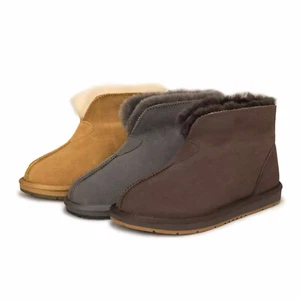 UGG Slippers Women's Mens Australian Premium Sheepskin Wool Ankle Boots Non-slip