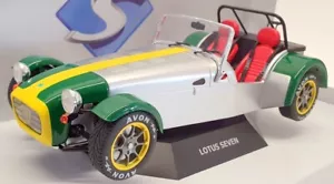 Solido 1/18 Scale Diecast S1801803 - 1989 Lotus 7 Aluminium/Green - Picture 1 of 5