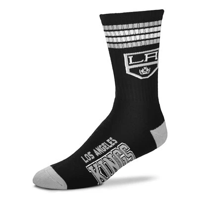 NHL Los Angeles Kings Socken 4-Stripe Deuce Socks For Bare Feet Strümpfe