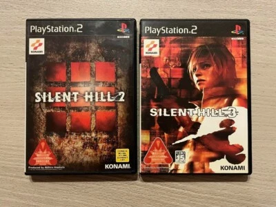 PS2 Silent Hill 2 & 3 game set Japan - Image 1 of 4