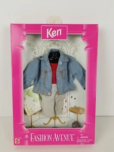 Vintage 1996 Fashion Avenue Ken Jeansjacke kurz Wander Outfit Mattel NEU *LESEN* - Bild 1 von 21