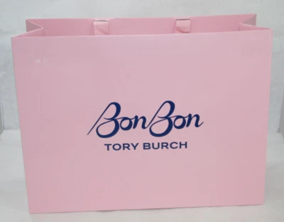 Bolso de Mano Tory Burch X BonBon Rosa Papel de Compras Regalo 16" X 12" X 6" Exclusivo Foto 1 de 4