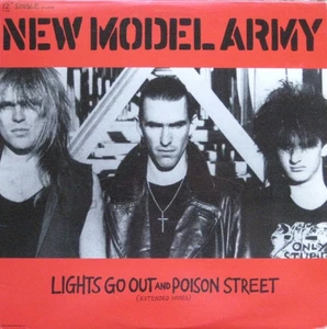 New Model Army - Lights Go Out And Poison Street (Extended Mixes) (12") (Near Mi - Picture 1 of 4