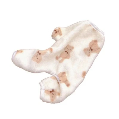 Macacão de pelúcia para animais de estimação roupas de inverno para cachorros macacão quente gato filhote pulôver bonito EUA - Imagem 1 de 4