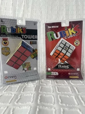 Rubik's Tower Puzzle 2x2x4 and Official Cube 3x3x3 Bundle Brand New in Package - Image 1 of 2