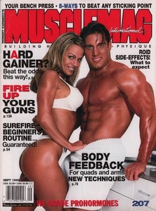 Musclemag Magazine 09/1999 Brad Baker Amy Fadhli Vickie Gates - Imagen 1 de 8