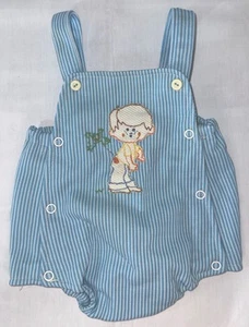 Vintage Strampler für kleine Jungen. Einzigartige Druckknöpfe und Applikationen  - Bild 1 von 5