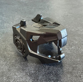 *RARE* Lego Hero Factory Mask - Fangz 2233 Exclusive Retired Bionicle Dark Grey