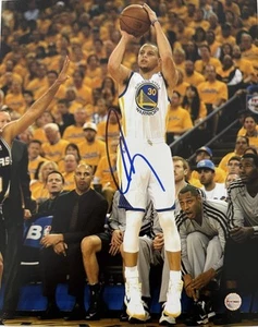 Stephen Curry Golden State Warriors Rare Signed Autograph 10x8 Photo with COA - Picture 1 of 6