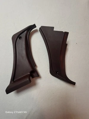 1991-1997 NISSAN PICKUP D21 HARDBODY PATHFINDER KICK PANELS Maroon Burgundy OEM - Image 1 of 2