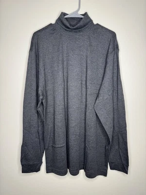 Vintage Mens Old Navy Gray Turtleneck Long Sleeve Pullover Cotton Blend NWT - Image 1 of 4