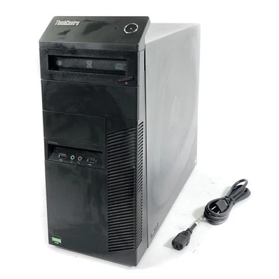 Lenovo ThinkCentre M78 Midtower AMD A4-5300 3.4GHz 250GB HDD 4GB RAM DVD-R - Image 1 of 4