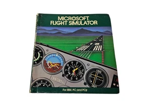 VTG 1984 Microsoft Flight Simulator Information Manual Flight Handbook IBM PC - Picture 1 of 15