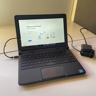 Dell Chromebook 11 3120 11.6" Touchscreen Intel 4GB 16GB SSD with 65W Charger - Image 1 of 4