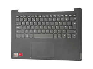 AP1RS000400 Lenovo V14-IIL Handauflage Abdeckung Touchpad Tastatur UK Grau - Bild 1 von 3