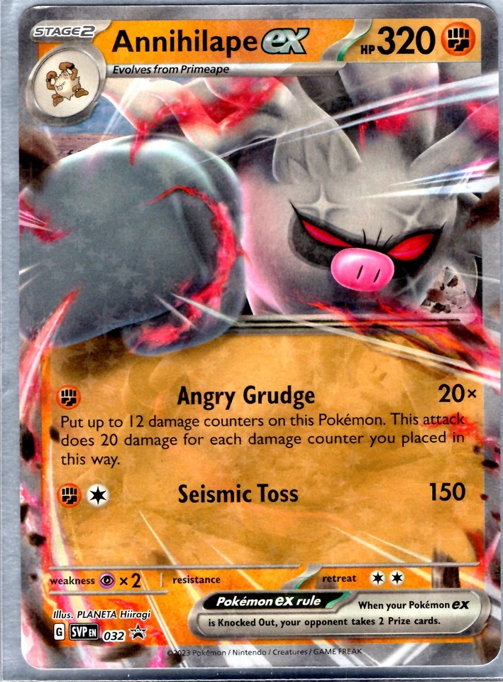 Annihilape ex - Promo SV: Scarlet & Violet Promo Cards Holo 032 LP - Image 1 of 1