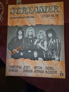 SCREAMER MAG LA  RATT  COVER  1988 ?  FULL MAGAZINE - Picture 1 of 1