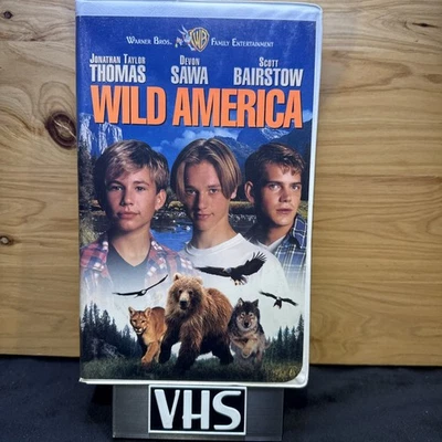 Wild America VHS 1997 Clamshell **Buy 2 Get 1 Free - Bundle Shipping Discount - Image 1 of 2
