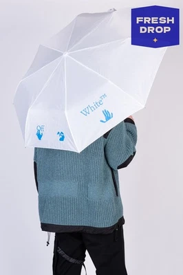OFF-WHITE HOME Foldable Umbrella Printed 'Insert sunshine here' White Foto 1 de 4