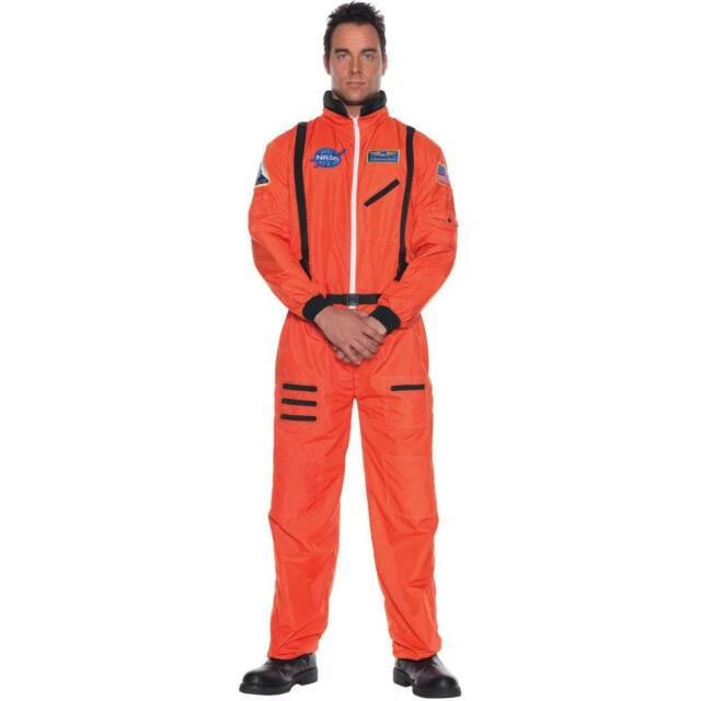 Underwraps Costumes Men's Astronaut Costume - Orange
