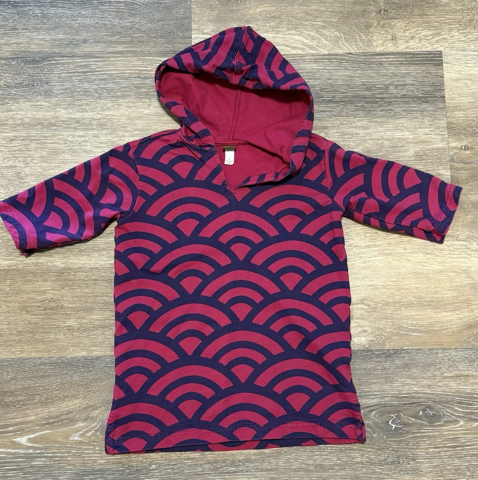 Girls Tea Collection, Pullover, Pink and Blue, Hoodie Size 5 - Image 1 of 3