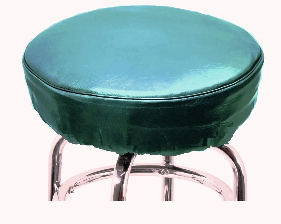 Bar Stool Slip On Cover With Foam Padded made of high quality vinyl GRAY - Image 1 of 1