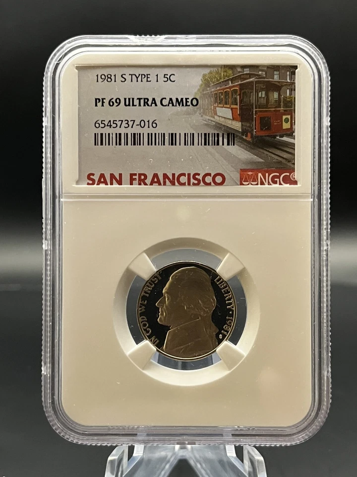1981 S Type 1 5c Pf 69 Ultra Cameo. - Image 1 of 4